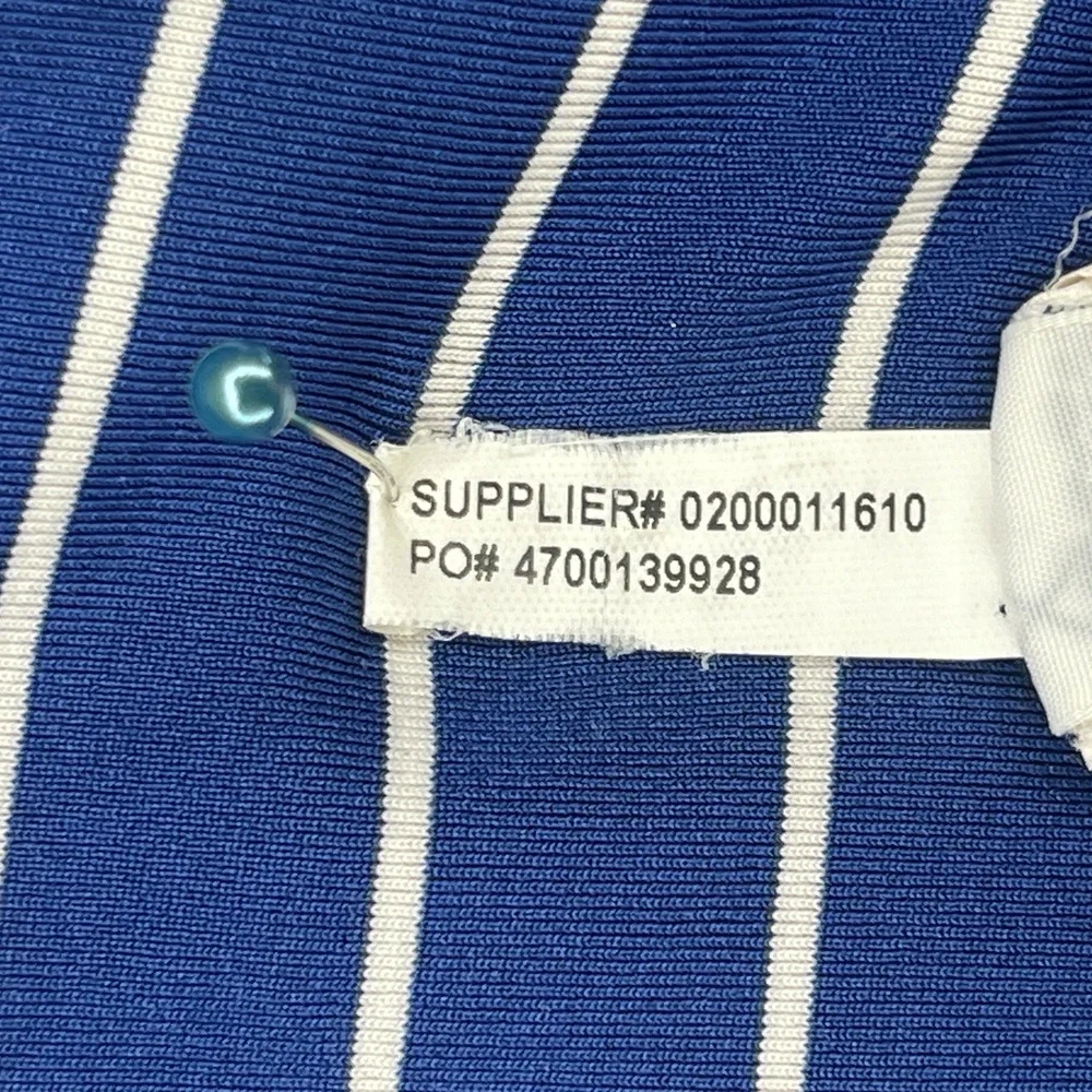POLO RALPH LAUREN Shirt Mens L Striped Polo Golf Performance Short Sleeve Blue
